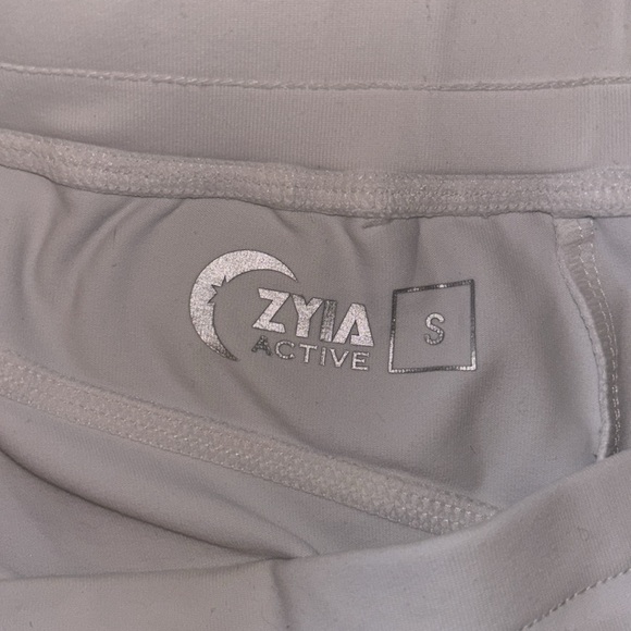 ZYIA Active White Unwind Jogger Pants, Size Small *defect - Picture 13 of 15